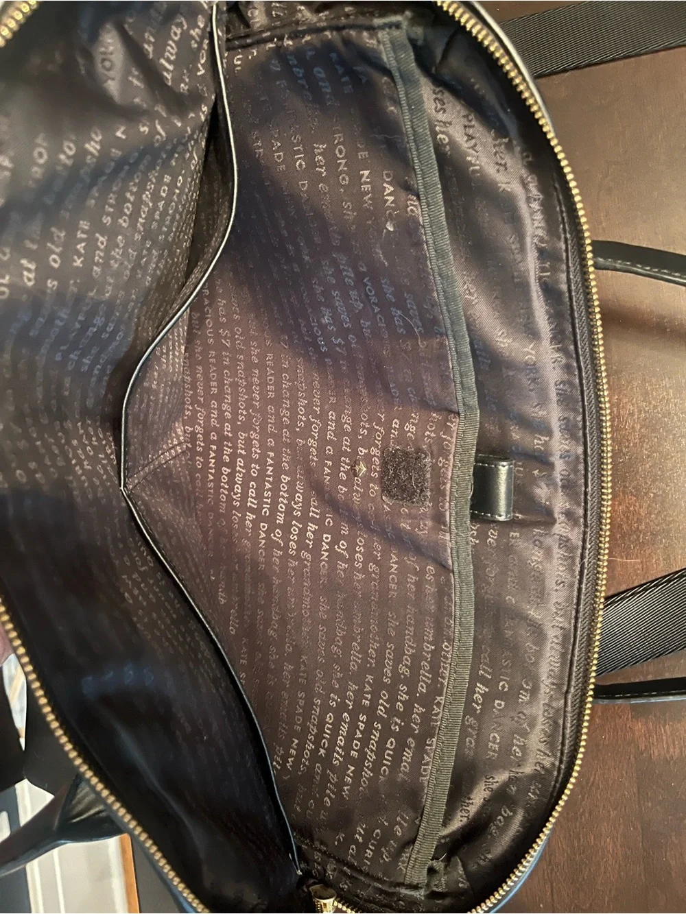 kate spade sleek black